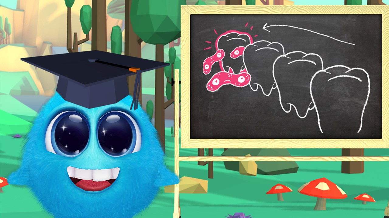 In der Sonicare-App for Kids gibt es viel zu entdecken – Zahnputzschule und Belohnungsfunktionen inklusive