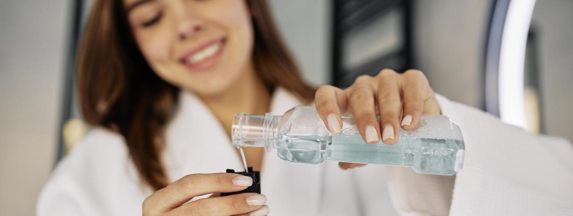 Mundwasser Studie zu Spülungen