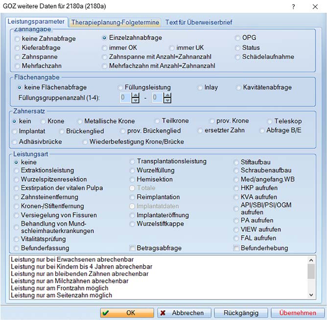 DS-WIN weitere Daten zur Gebührennummer